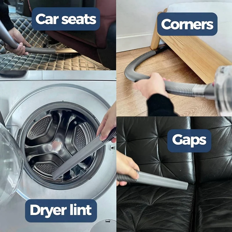 طقم تنظيف فتحة التهوية للمجفف 5X، مرفق خرطوم للمكنسة اللاسلكية دايسون V7 V8 V10 V11 V12 V15