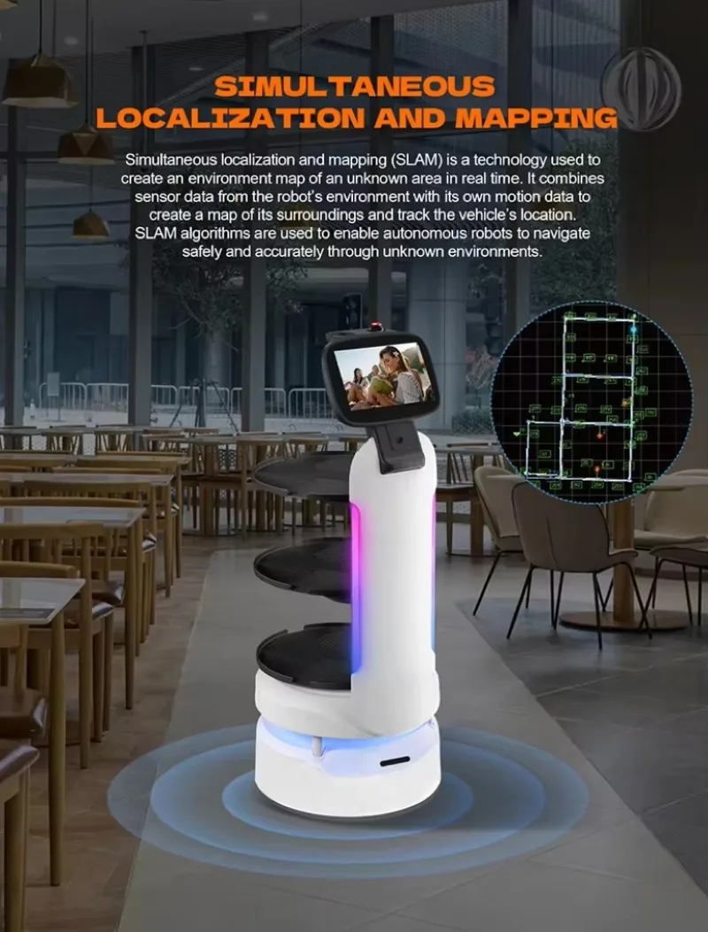 Bestseller Explosive neue Produkte Automatisierter Smart Food Delivery Robot Preis
