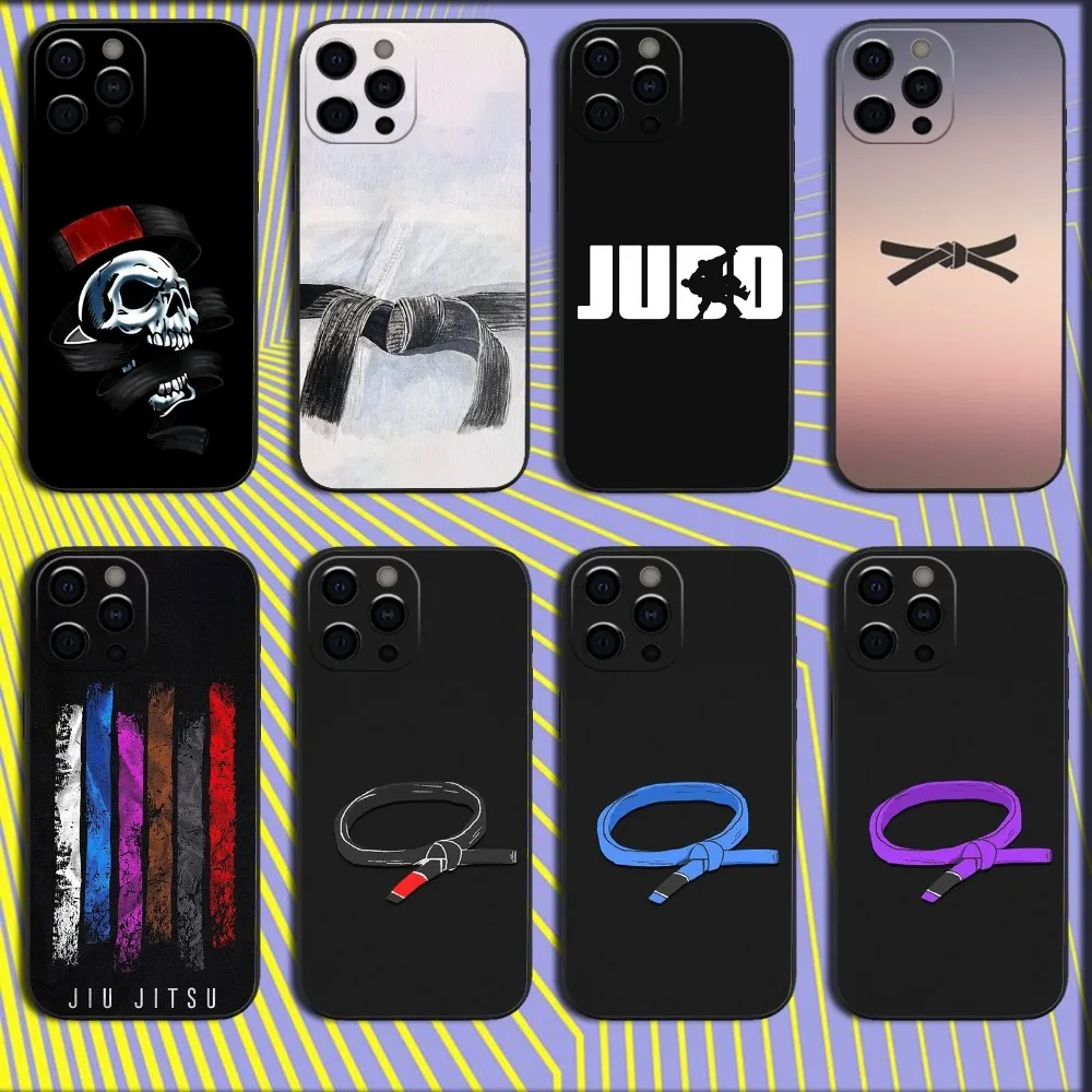 

Japan Cool Jujitsu Judo Phone Case For iPhone 16,15,14,13,12,11,Pro,X,XS,Max,XR,Plus,Mini Soft Black Cover