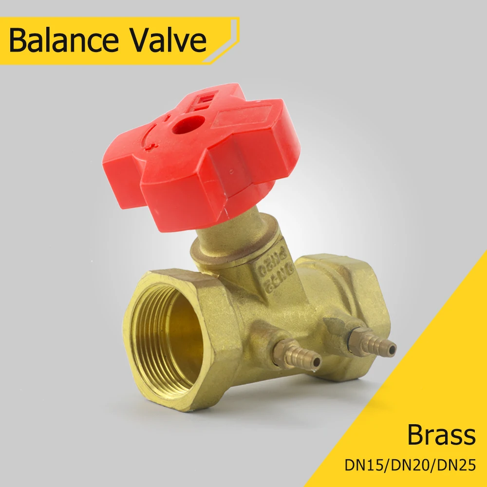 

Латунный статический балансировочный клапан 1/2 "-2" DN15-DN50 Регулируемый контроль расхода для систем вентиляции и промышленных труб — прецизионное руководство