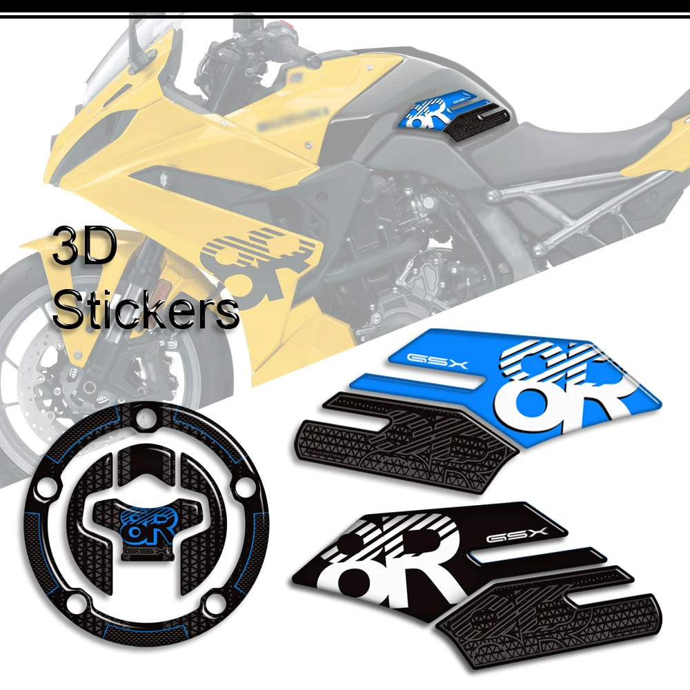 For Suzuki GSX-8R GSX 8R GSX8R Motorcycle Tank Pad Side Grips Gas Fuel Oil Kit Knee Protection Stickers Decals 2024 2025