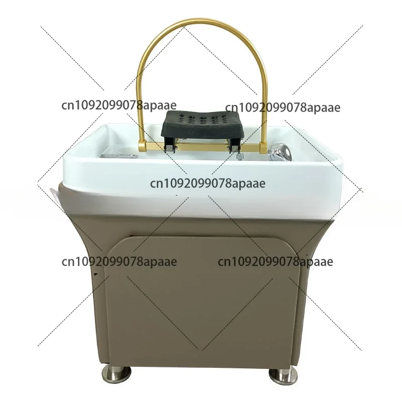 New Mobile Shampoo Basin Barber Shop Spa Fumigation Water Circulation Head Treatment Facial Bed Massage Couch Shampoo Chair