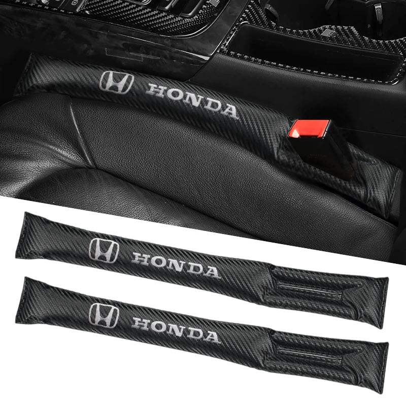 Ajuste caliente de cuero PU para Honda Civic XRV CR-Z CRV espacio para asiento de coche HRV City Accord Legend Jazz RR VTi acolchado enchufe de asiento almohadillas a prueba de fugas