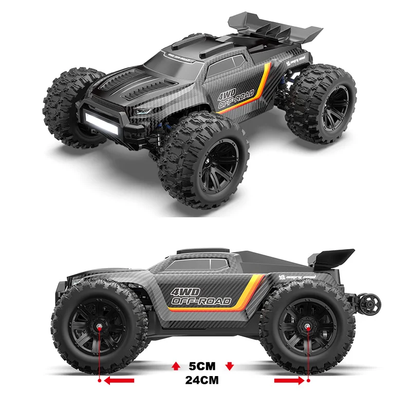 New Stock MJX 12122 Remote Control Car 1/12 Brushless Metal Hydraulic Chrome Steel Motor Teeth Simulation Alloy Miniature