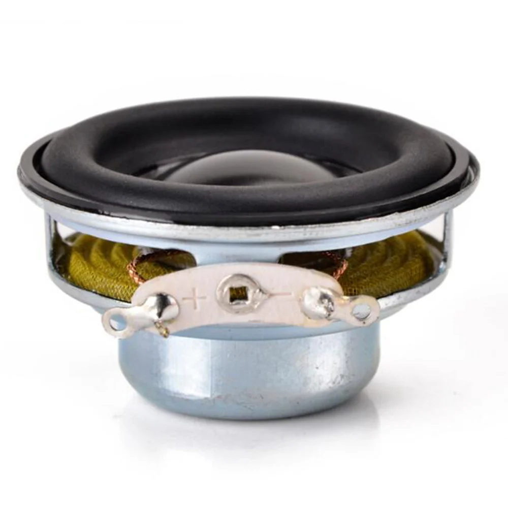 A93P 2Pcs 40MM Mini Audio Portable Speakers 16 Core 4 Ohm 5W Full Range Speaker Rubber Side Ndfeb Magnetic Speaker