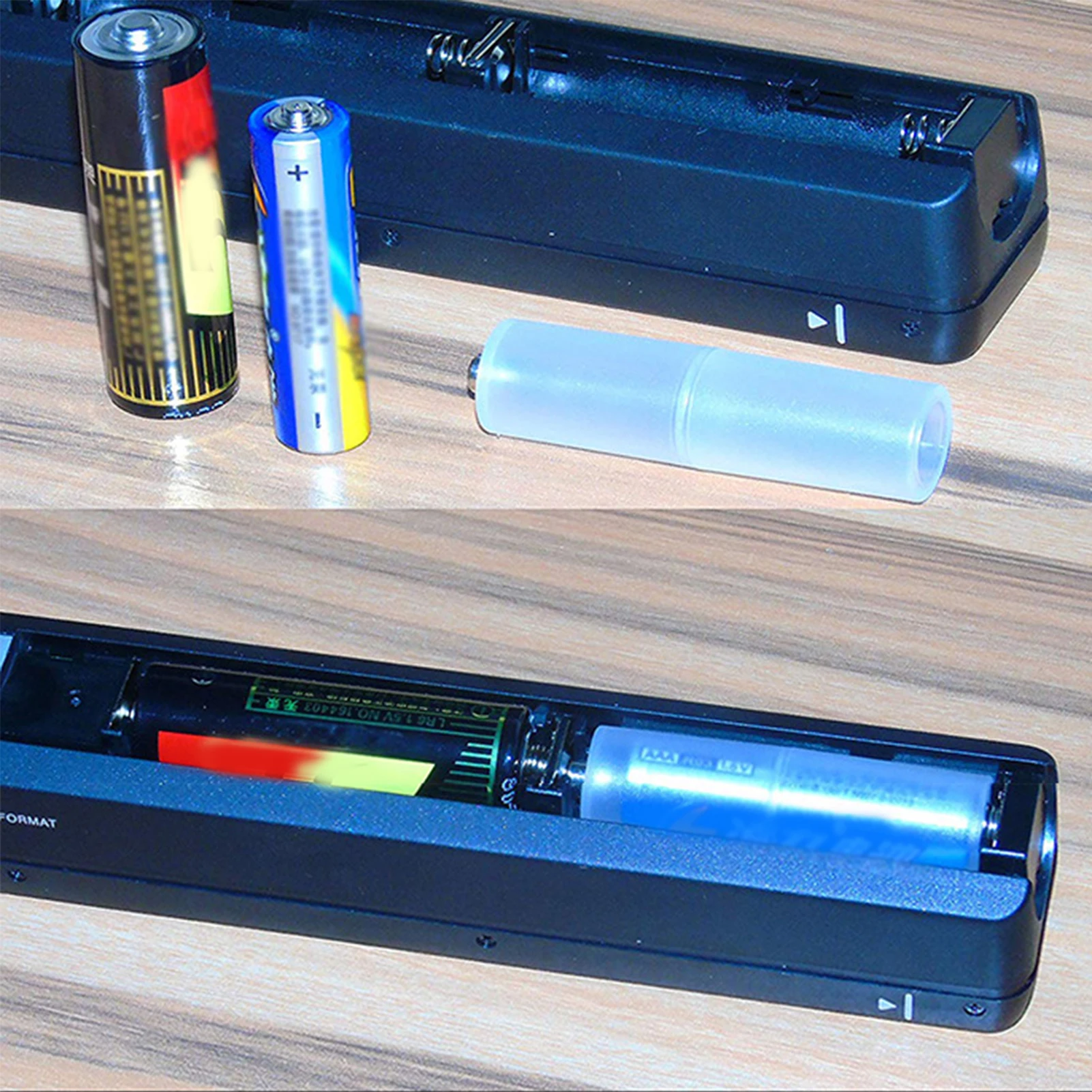 4pcs AAA To AA Size Battery Converter Adapter Batteries Holder Durable Case Switcher