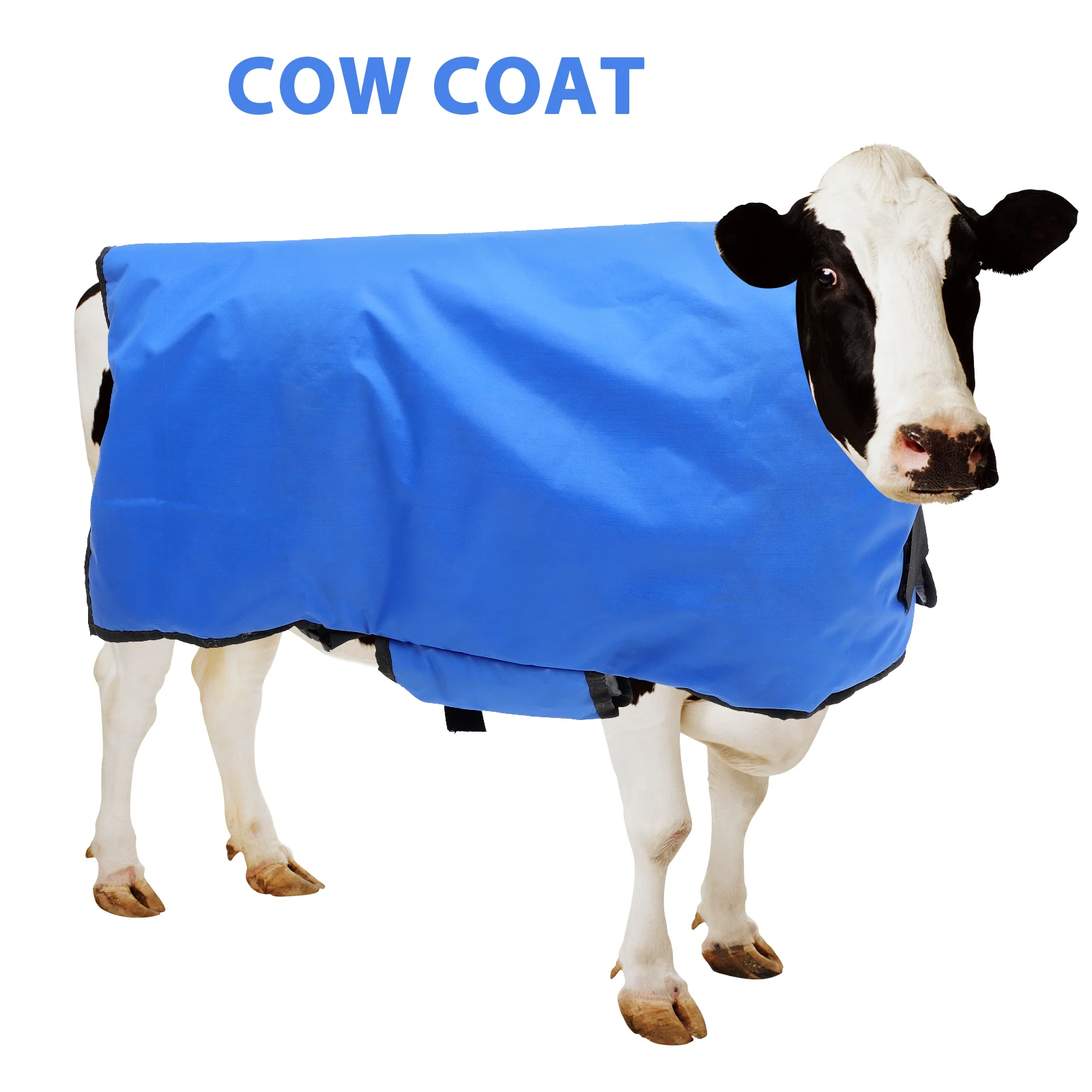 

Winter Cow Calf Coat Thickened Large Size Warm Vest Anti Wind Moisture Proof Belly Protection Calf Clothes Farm Animal Blanket