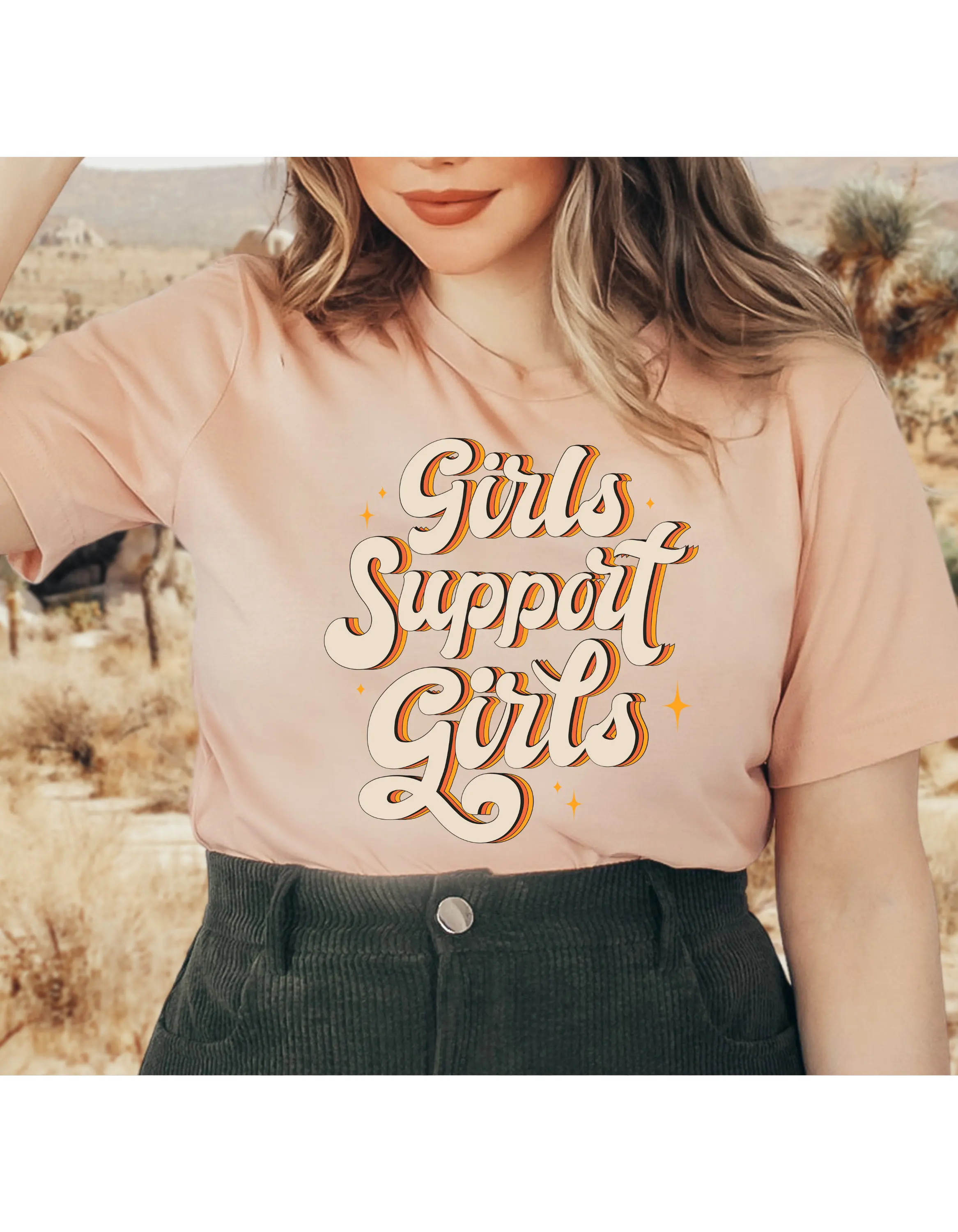 Girls Support T Shirt Empowered Women Girl Power Be A Good Human