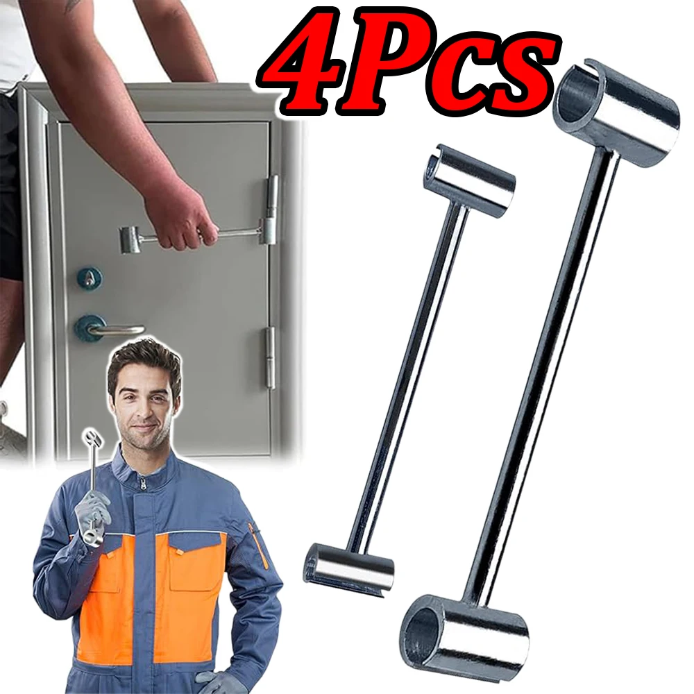 

1-4Pcs Door Hinges Gap Adjusting Wrench Labor-Saving Wrench For Home Hinge Gaps Repair Tools Round Bolt Adjustable Wrench Tool