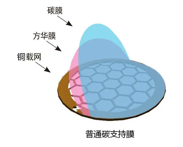 

50 Common Carbon Film Supporting Films with 50 to 400 Mesh Copper Mesh for Transmission Electron Microscopy