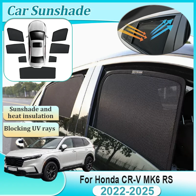 

For Honda CR-V MK6 RS ZC8 e:PHEV e:FCEV 2022 2023 2024 2025 Honda Breeze Magnetic Sunshade Visors Privacy Parts Auto Accessories