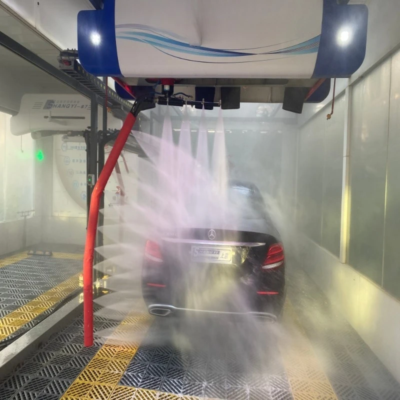 Customized Commercial Electric Touchless Fully Automatic Stainless Steel Car Wash Machine With Quick Washing