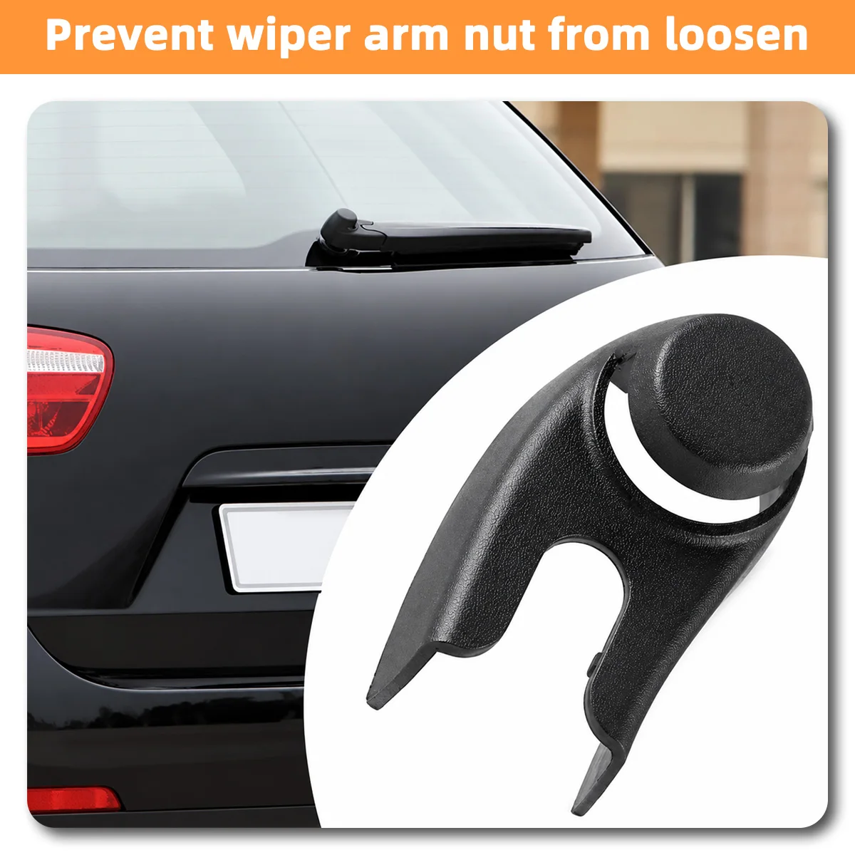 Abdeckung für den Schalter des Heckwischerarms, passend für Seat Altea, Exeo, Leon, Ibiza, Fabia, Roomster, 5P0955435B, Außenzubehör. – Detail 3