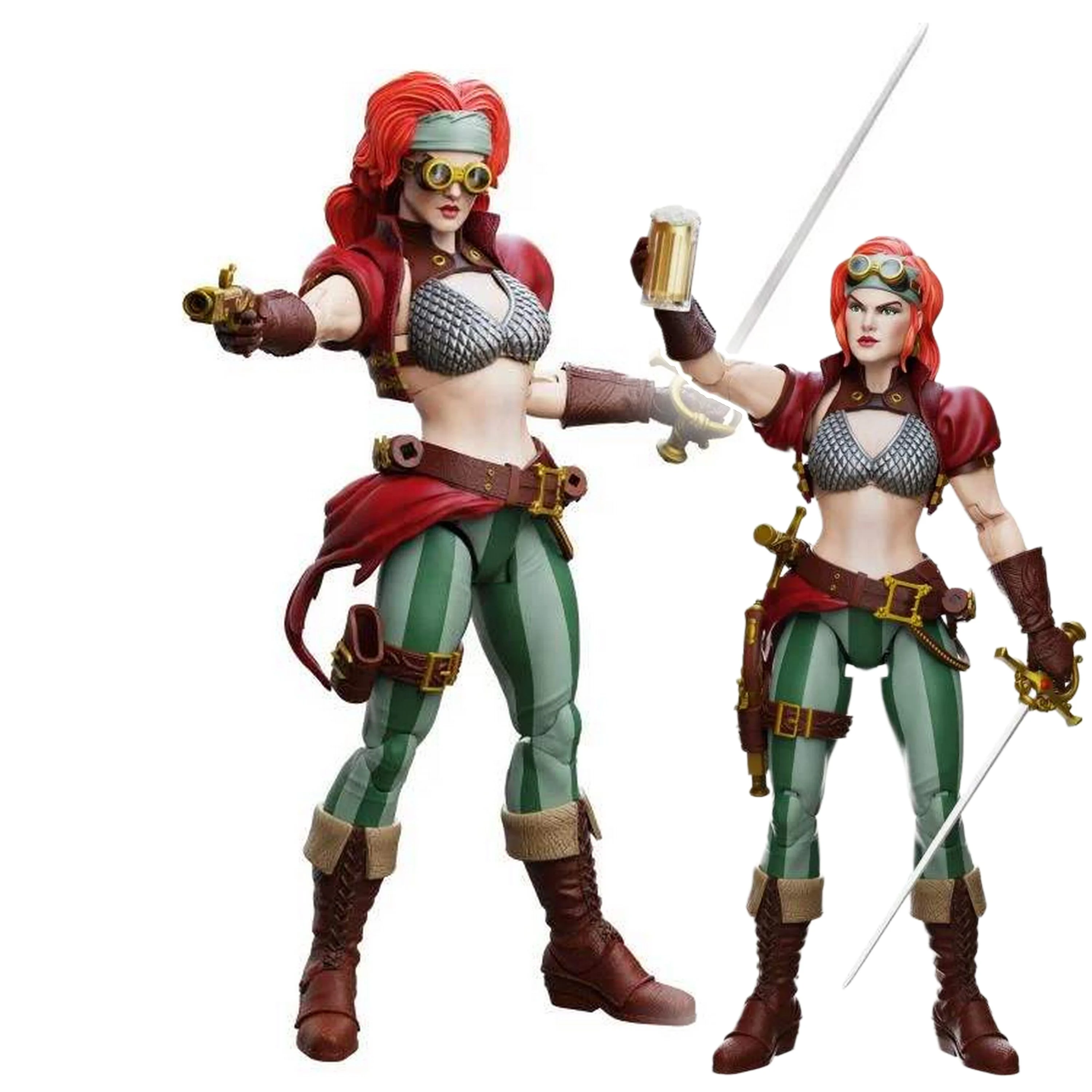 

Boss Fight Studio Bfs 1/12 Scale Steampunk Articulated Action Figure With Interchangeable Heads Hands