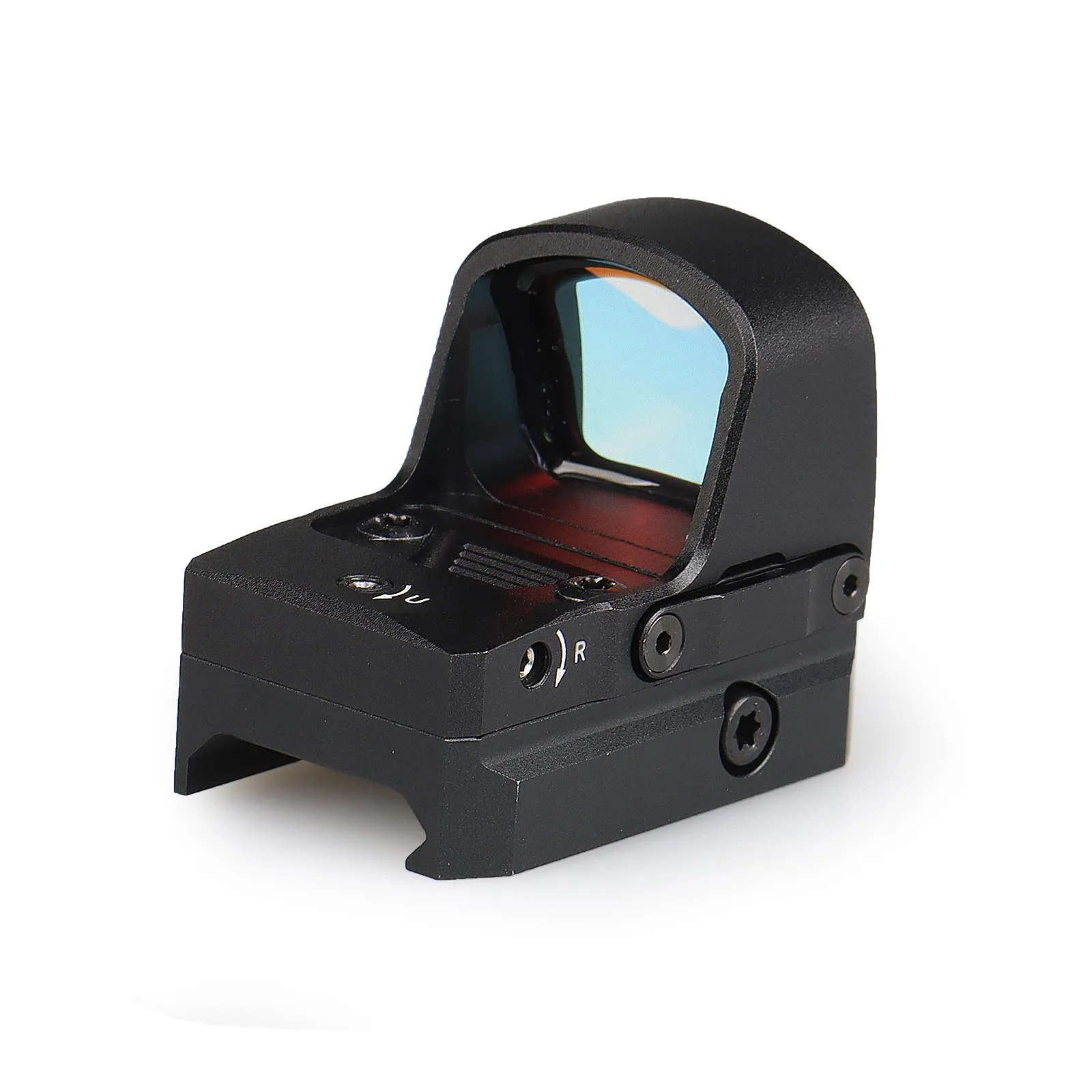 PPT 1x24 3MOA Red Dot Sight Reflex Riflescope Hunting Scope With Wide Mount Rail Co-Witness Holographic AR15 HS2-0141