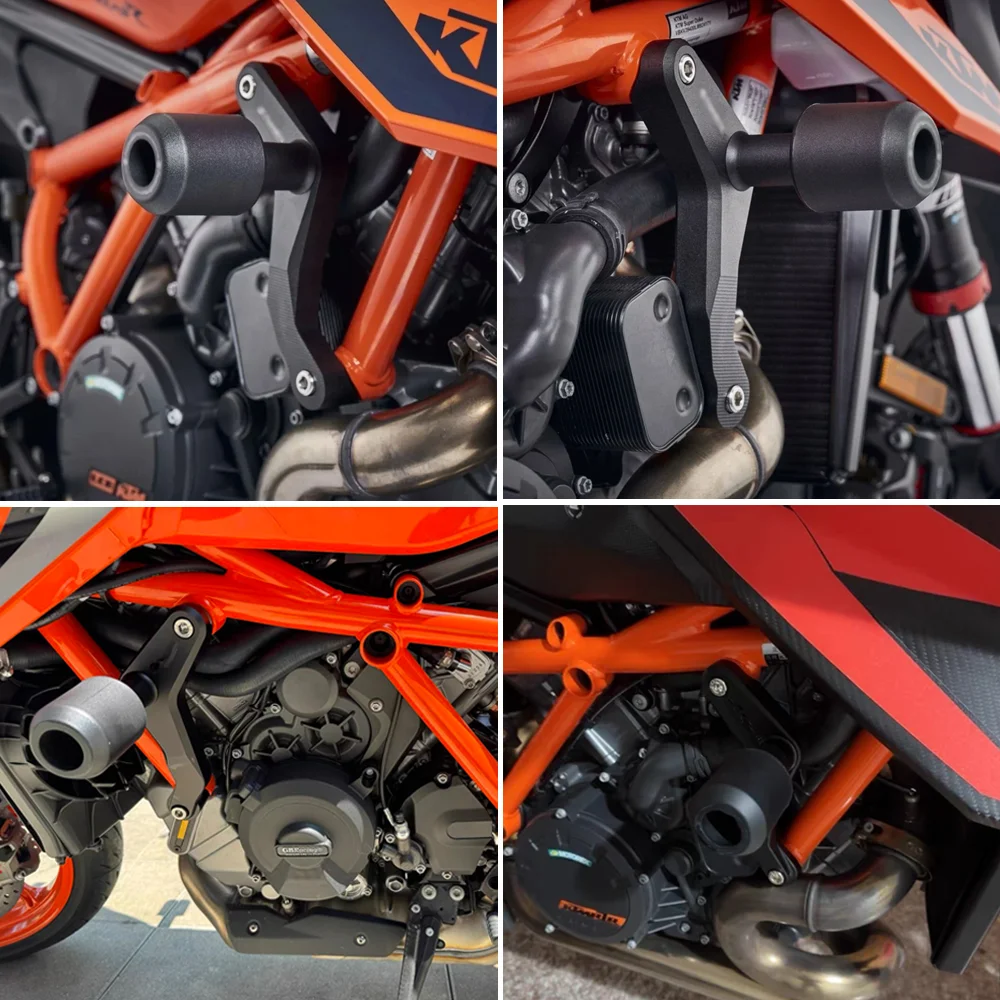 Frame Anti-shock Protection For 1390 Super Duke R Evo 1390 SuperDuke R 2024- Motorcycle Crash Bobbins Frame Slider