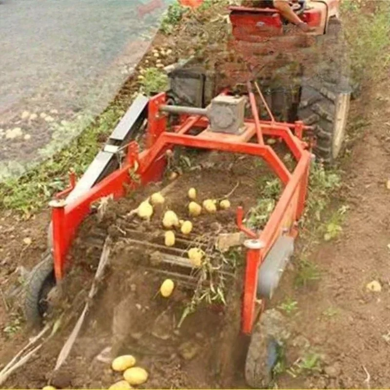 Harvester Four-Wheel Tractor Planing Sweet Large And Small Digging Potato Hine Multifunctional