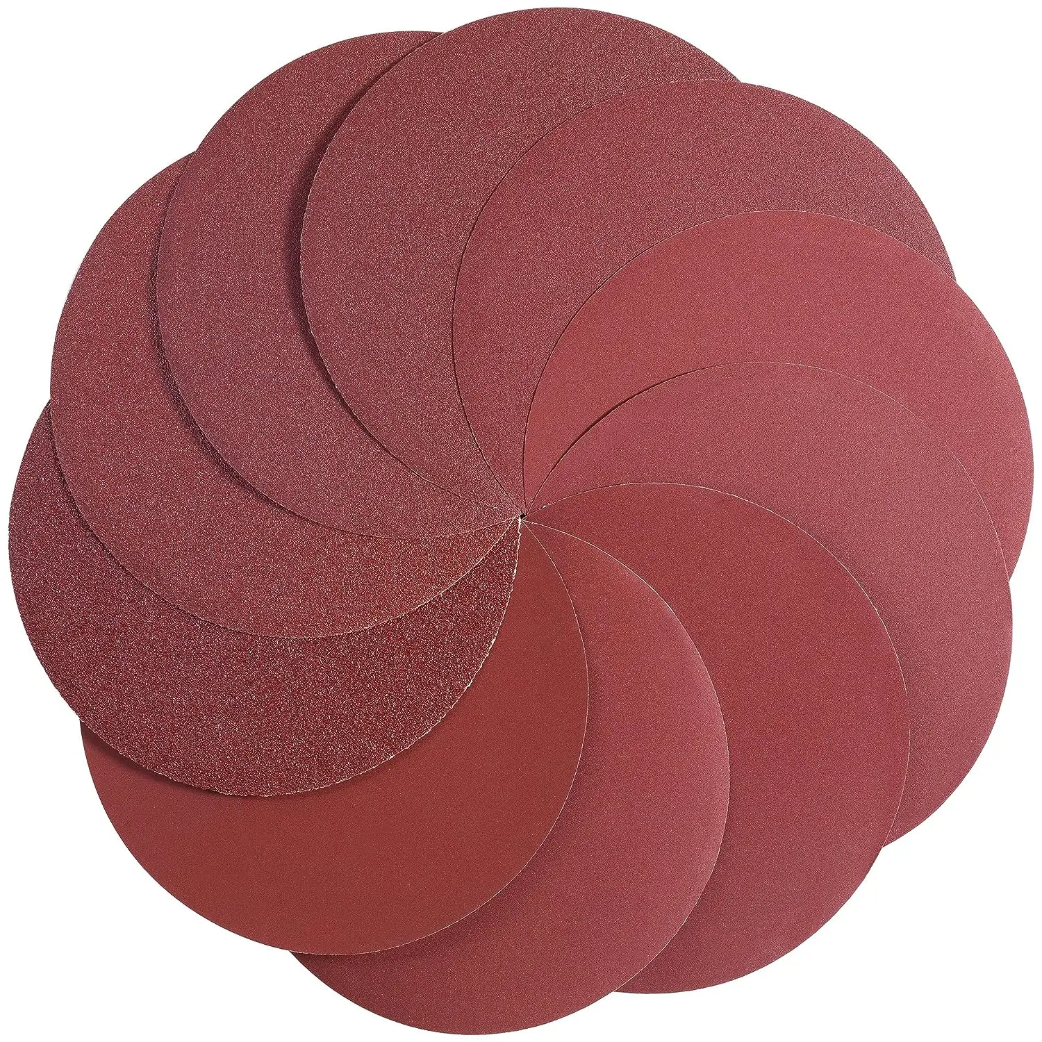 6 Inch Premium PSA Sandpaper Kit 100 Pcs 60-1000 Grit Aluminum Oxide Self Stick Adhesive Sanding Discs for Random Orbital Sander