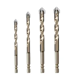 Cross Hexagon Tile Glass Cement Metal Ceramic Wood Plastic Hole Saw Triangle Alloy Drill Bit Power Tool Size 6mm 8mm 10mm 12mm