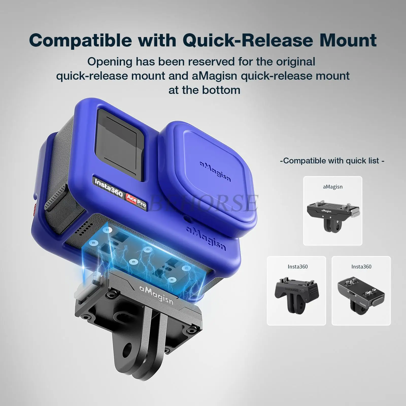 Body Silicone Protective Case For Insta360 Ace Pro Protective Cover Silicone Lens Cap For Insta360 Ace Sports Camera Accessories