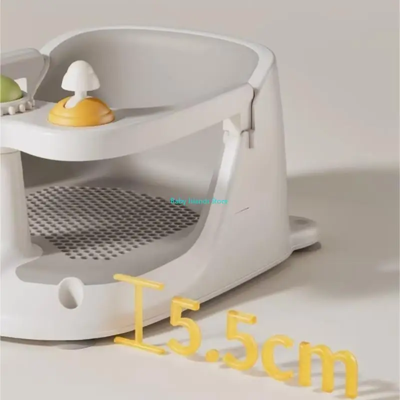 مقاعد حوض استحمام للأطفال K92D مع عرض لدرجة الحرارة، مقعد استحمام للأطفال للاستحمام أثناء الجلوس #5