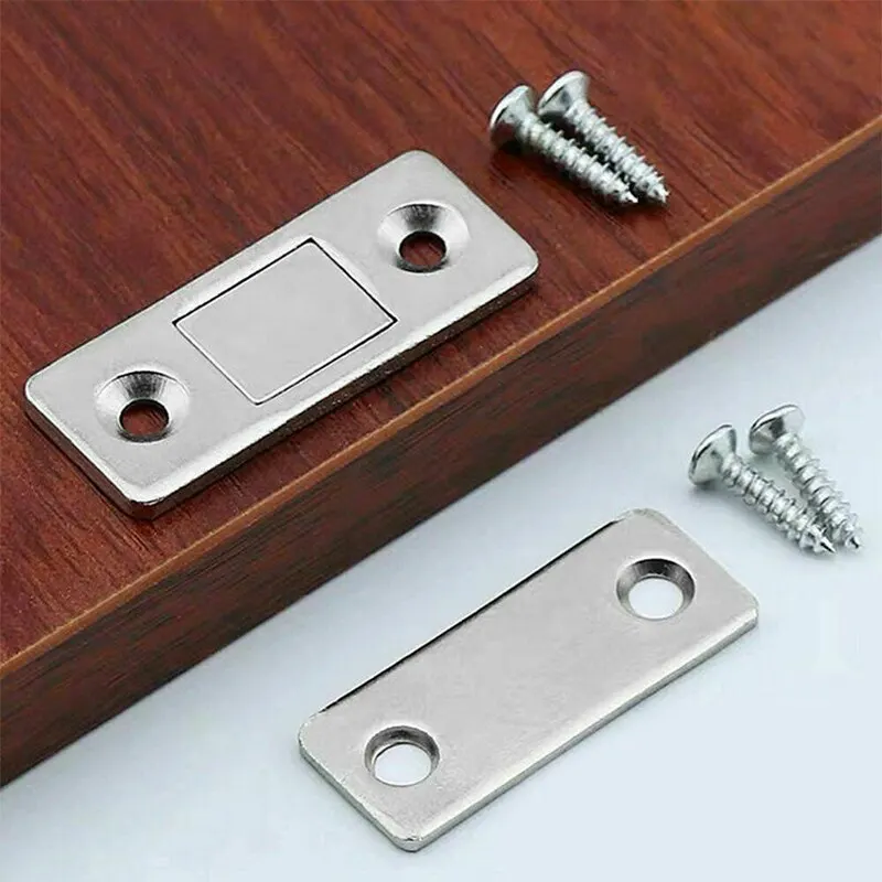 5 set/lotto chiusure magnetiche per armadietti fermaporta magnetici chiudiporta nascosto con vite per mobili armadio fai da te