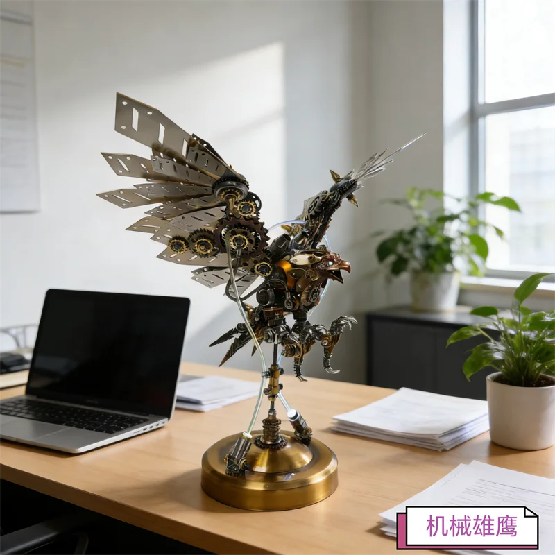 High end metal assembled toys, domineering eagle gifts, high-quality DIY models