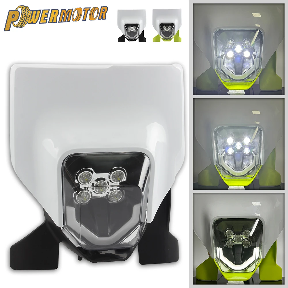 Enduro Moto Faro Piastra Led per Husqvarna TE TC FE FC 125-500 2012 A 2023 Dirt Bike Off-road Motocross Parti Modificate