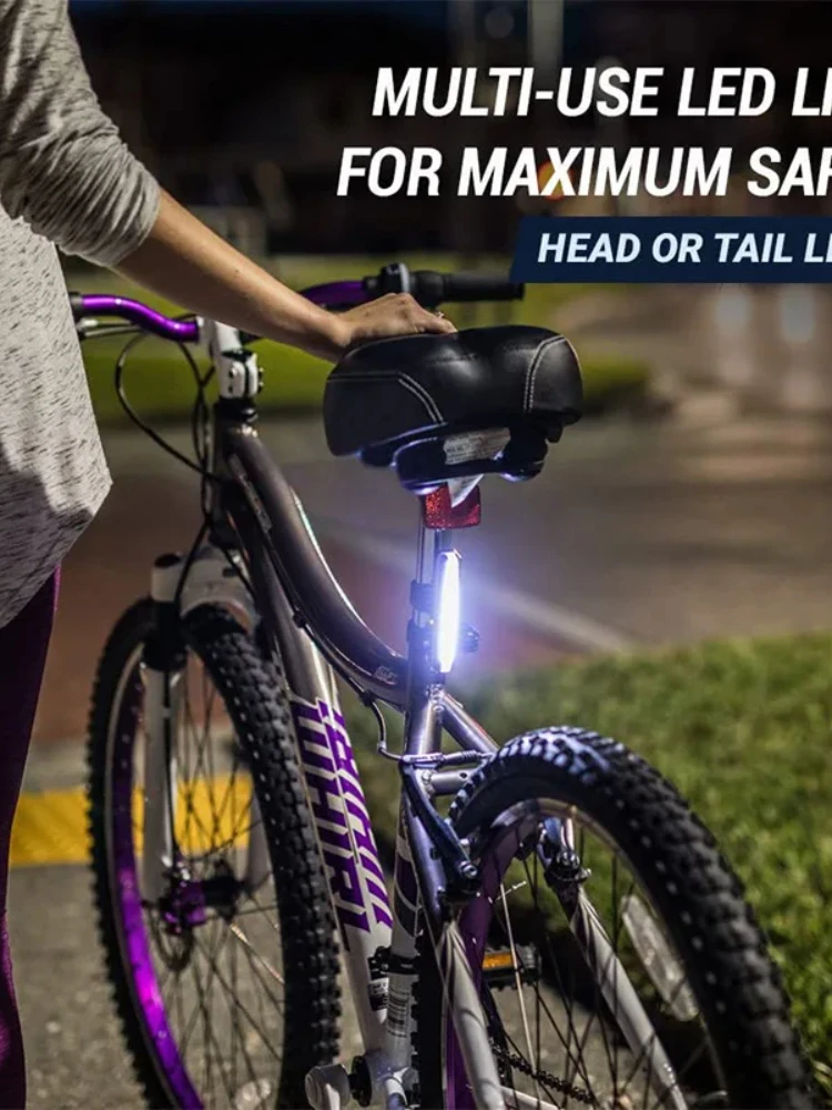 AliExpress Bike Rear Light Highlight COB LED Tail Light Waterproof Bicycle USB Rechargeable Mountain Riding Cycling Tail Lamp Bicycle Parts