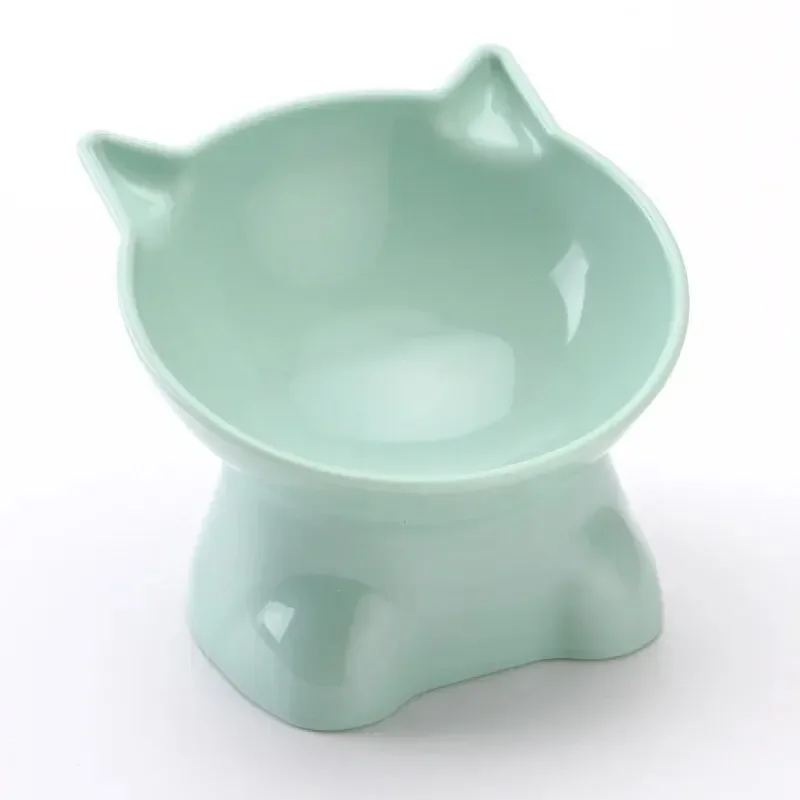 Protective Cervical Vertebra Cat Bowl, High Feet