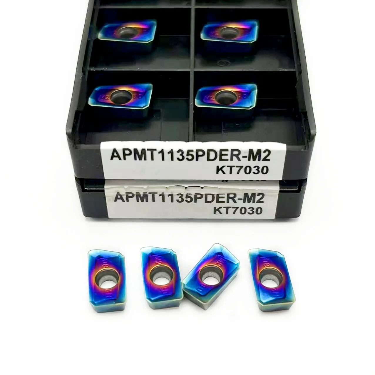 

APMT1135 M2 KT7030 оригинальный 10 шт. APMT1135 H2 KT7030 карбидная вставка для BAP 300R CNC режущие Фрезы Инструменты APMT1135 H2