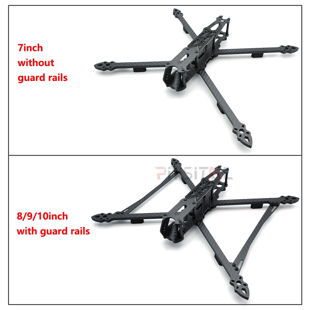Mark4 V2 Mark 4 7 inch/8 inch/9 inch/10 inch FPV Racing Drone Quadcopter Freestyle DIY Frame Kit Assembly kits parts