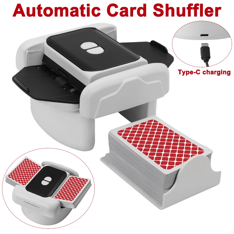 

Перезаряжаемая автоматическая машина для перемешивания игральных карт, электрический сортировщик покера, машина для перемешивания карт, устройство для карточных игр, домашняя вечеринка