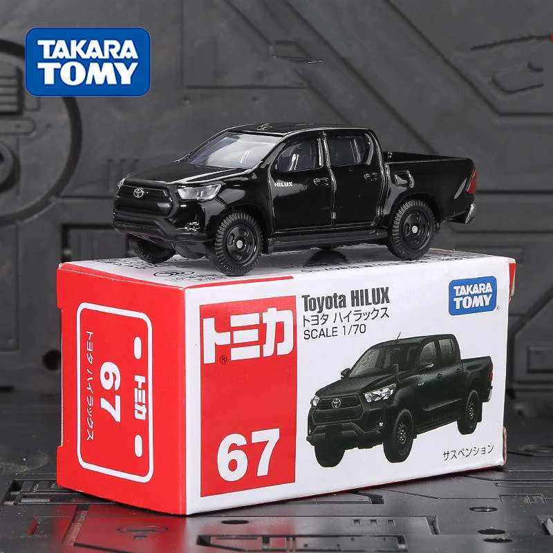 Takara TOMY TOYOTA HILUX Alloy Car Model Diecast Metal Mini Car Off-road Vehicles Model Simulation Miniature Scale Kids Toy Gift