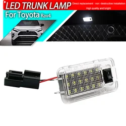 1Pcs Car LED Rear Trunk Lamp Luggage Compartment Light Bulb White DC 12V For Toyota Rav4 2006-2022 RAV4 MK5 XA50 2018 2019-2022