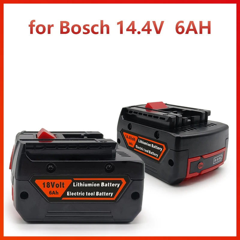 

2023 New 14.4V 6000mAh Rechargeable Li-ion Battery,For BOSCH Electric Drill Screwdriver Ect Power Tool Replacement Battery