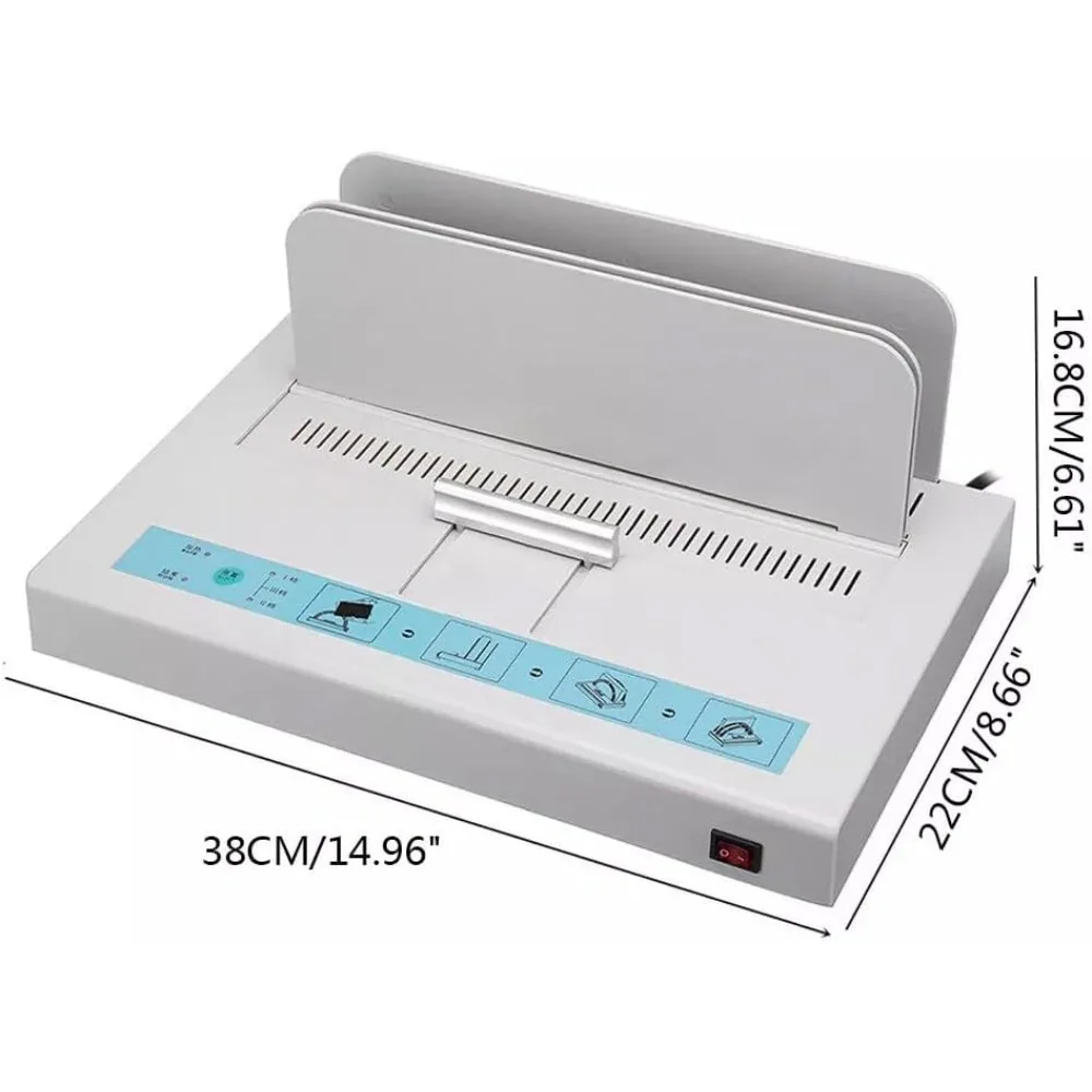 

Thermal Binding Machine, 500 Sheets Capacity, No Preheat Time, Digital Touch Panel with Air Cooling, Electric Binder for A4/A5/L