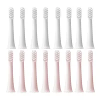 8PCS For XIAOMI MIJIA T100 Replacement Brush Heads Sonic Electric Toothbrush Vacuum DuPont Soft Bristle Suitable Nozzles