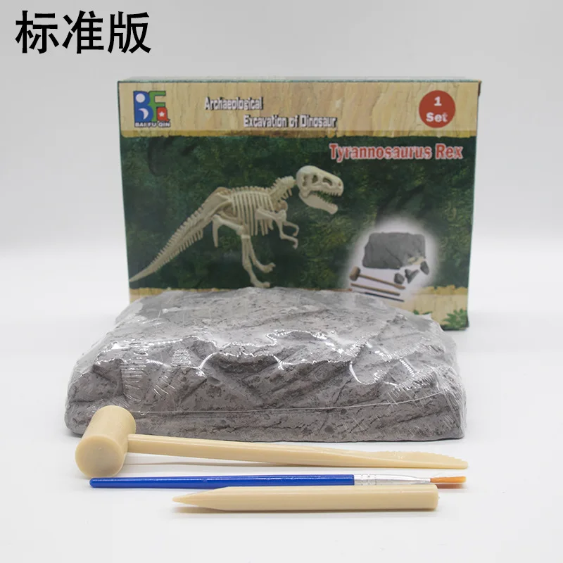 Nowe archeologiczne kreatywne DIY wykopaliski edukacyjne dla dzieci zabawki górnicze kolorowe klejnoty dinozaury zabawki żywica K3