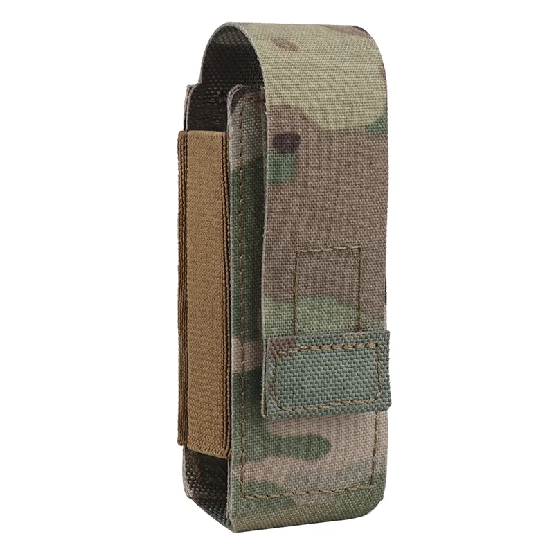 

Lightweight MOLLE Multi-Function Utility 9mm Pouch Elastic Retention System Compact Gear Organizer Hunting Belt Vest Accessory