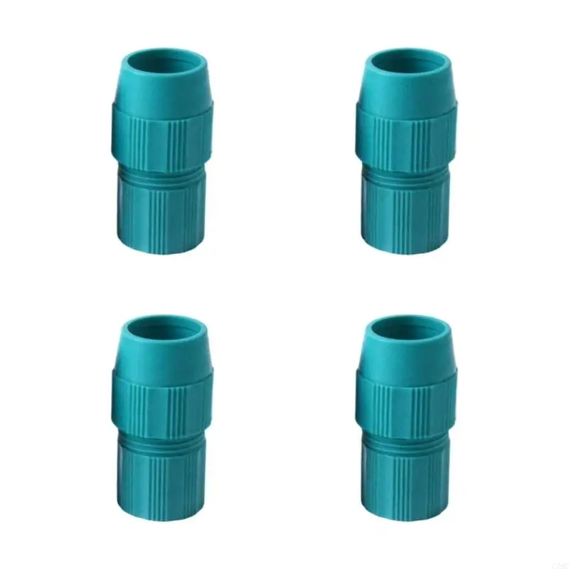 Easy To Use Plastic Fastener Adapter Coupler Resistant to Wear For Fishing Net Poles Offering Smooth Operation 4 Pack C7AC