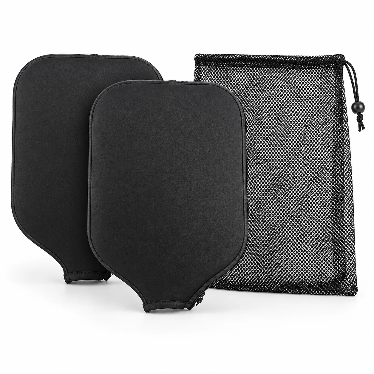2 Pack Pickleball Paddle Covers Neoprene Protective Sleeves with Mesh Storage Bag Scratch Protection for Racket Travel