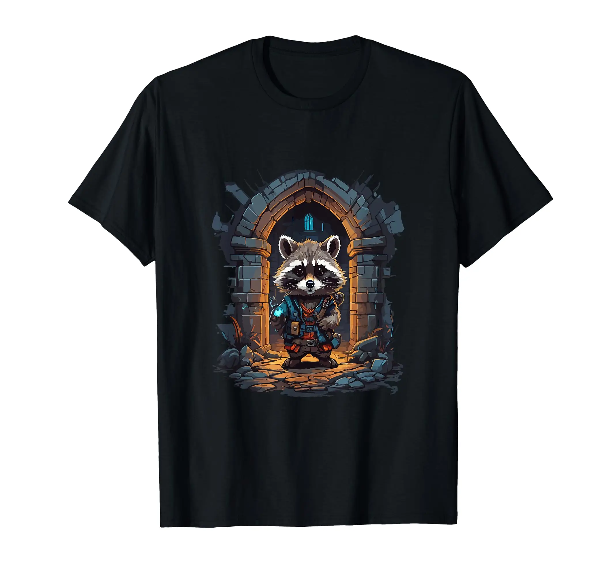 

Raccoon Explorer in Ancient Ruins T-Shirt