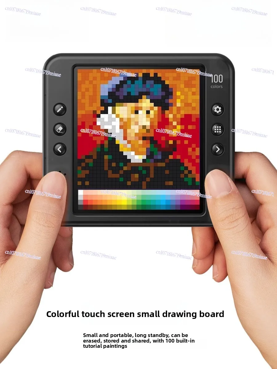 

Small Color Screen Artboard Pixel Painting Device Upgradable to Bluetooth with Built-in Tutorial for Network Sharing