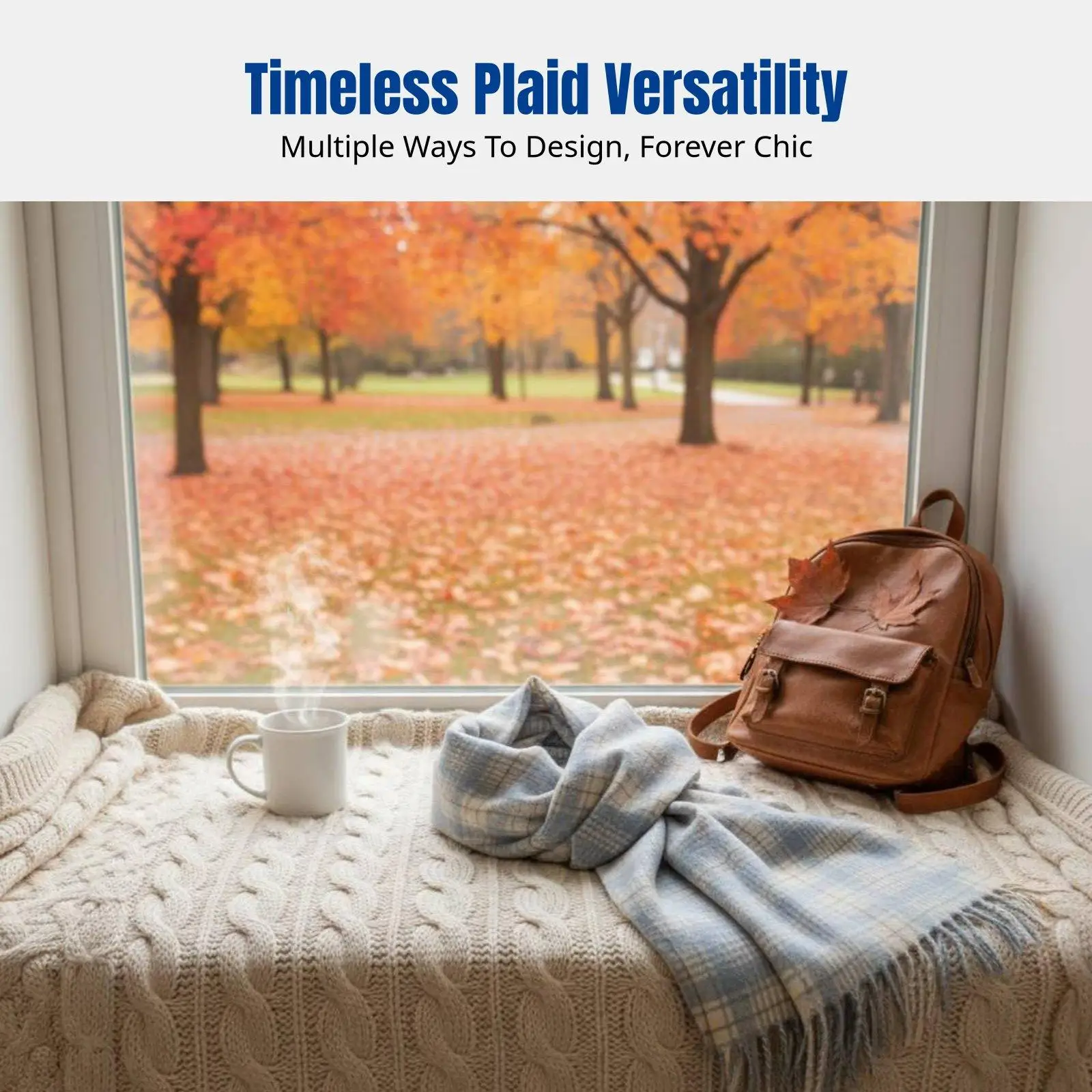Plaid Scarf Winter Warm Faux Cashmere Soft Scarves for Women Men Korean Style Rectangle Wrap for Cold Weather Daily Wear