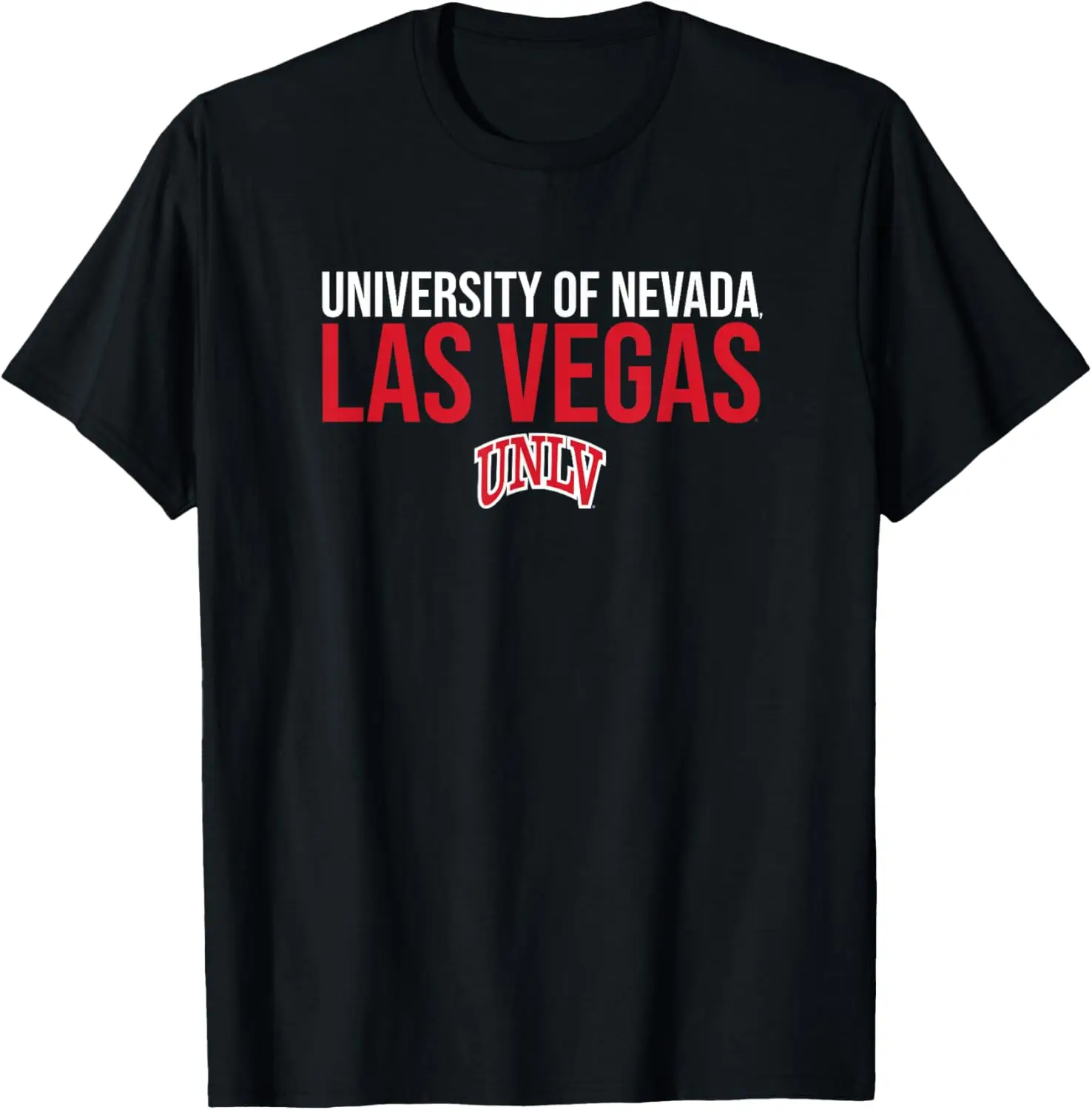 Nevada Las Vegas UNLV Rebels Stacked T-Shirt