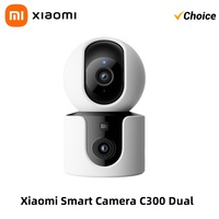 Xiaomi C300 Smart Camera Dual Lens PTZ 360° AI Detection 3 Million Pixels Full Color Night Vision WiFi 6 Home Security Mi Home