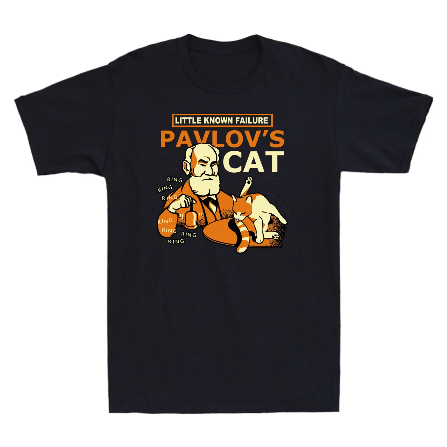 Little Known Failure Pavlov's Cat Ring Ring Ring Vintage Shirt Cotton T-Shirt