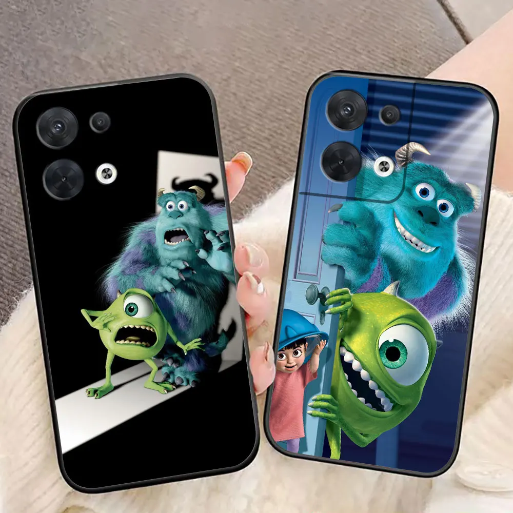 Cartoon BOO Blue Monsters Inc Cover Phone Case For OPPO RENO 11 11F 10 8T 8 7Z 7 6Z 6 5 5F 4 4F LITE PRO Case Funda Coque Shell