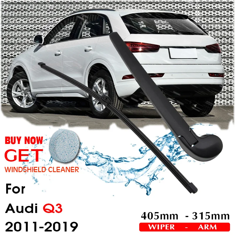 Car Wiper Blade Rear Back Window Windscreen Windshield Wipers For Audi Q3 Hatchback 405 mm 2011-2019 Auto Accessories